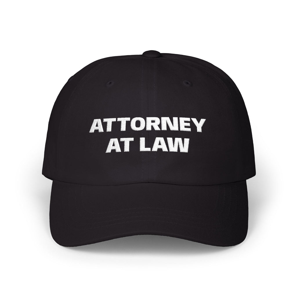 Attorney At Law Dad Cap — Embroidered Lawyer Baseball Hat
